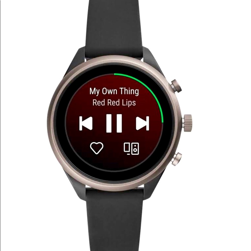 Fossil Sport Smartwatch 41mm Black Sili FTW6024